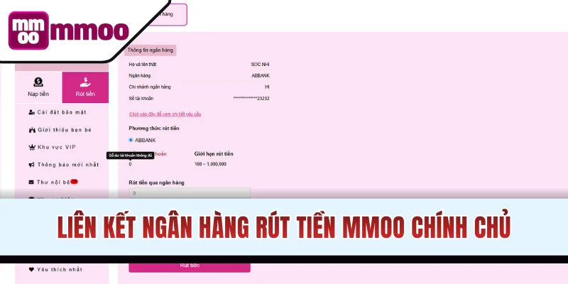 Hoàn tất liên kết ngân hàng